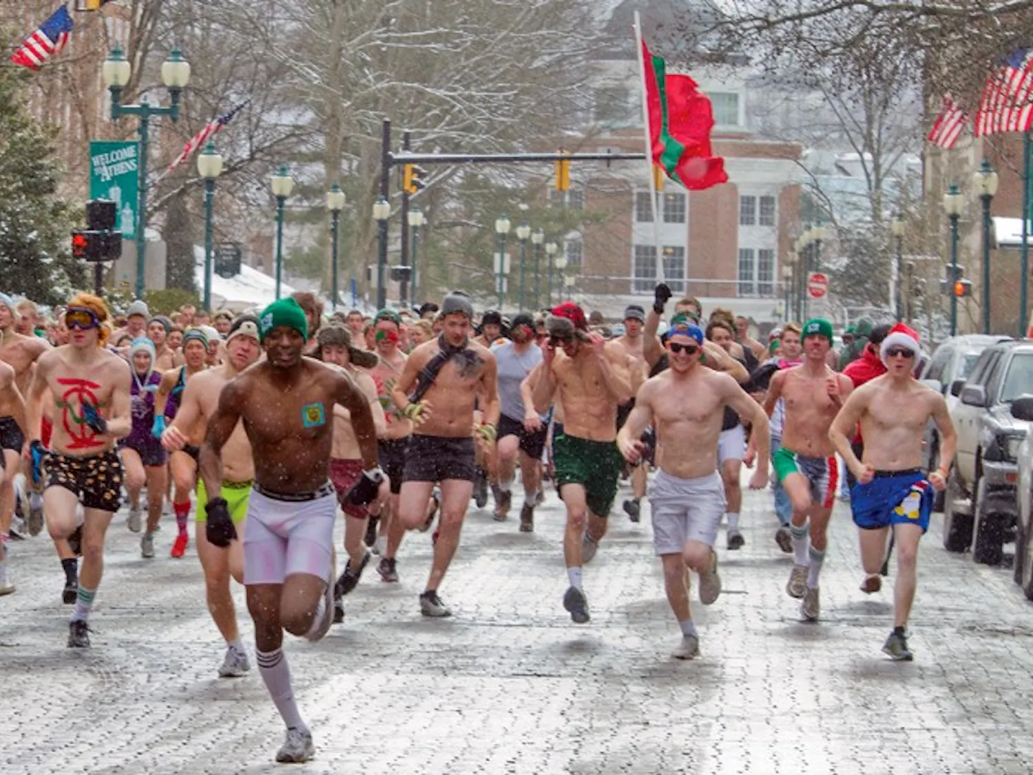 Students bare all for worthy cause