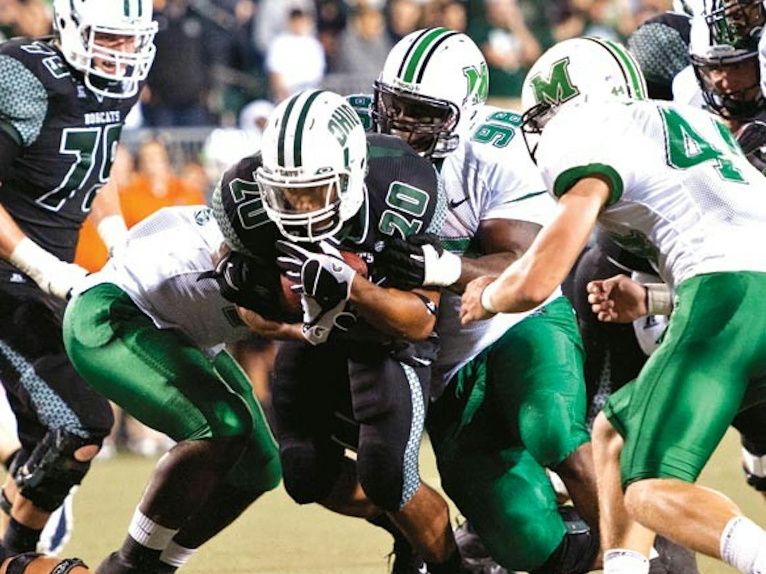 Football: Spring squad shows early offensive power