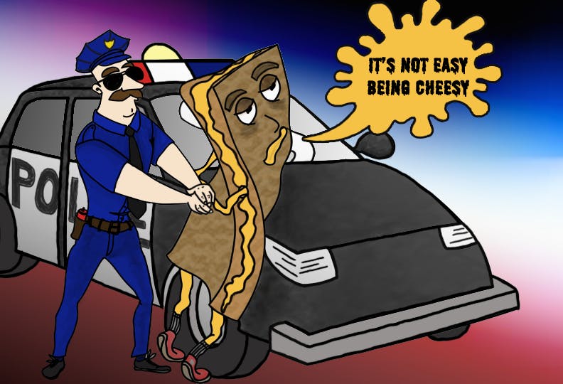 Illegal grilled cheese