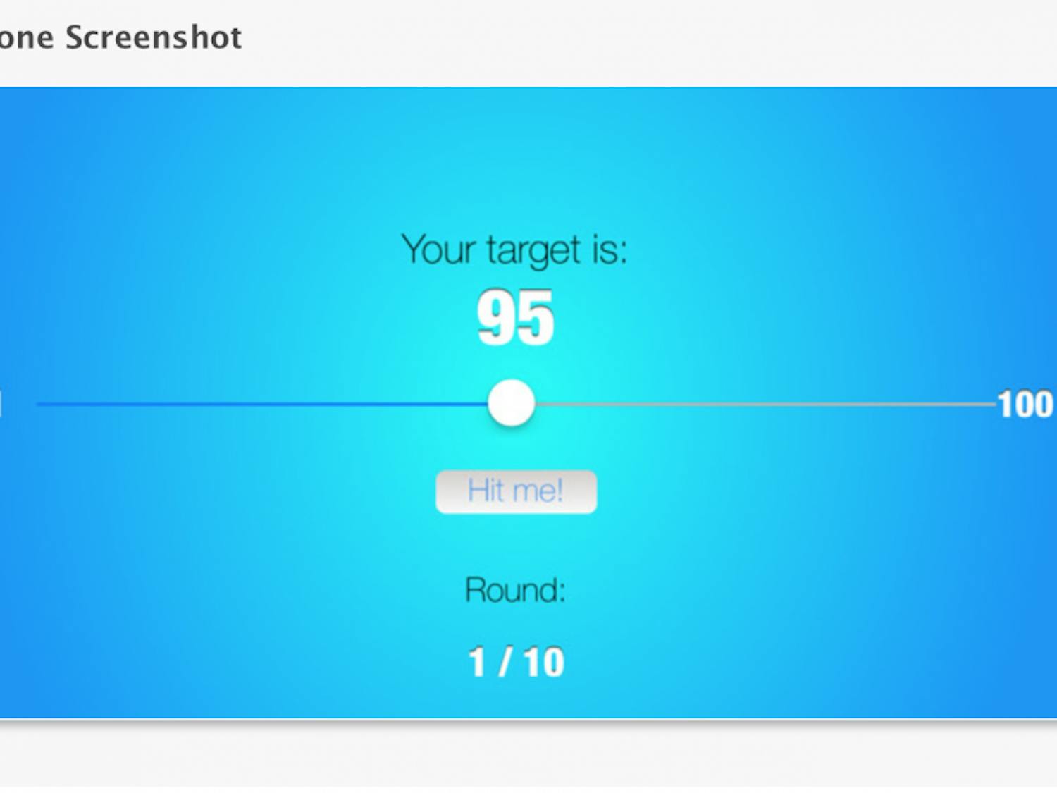 The Perfect 10 Screenshot