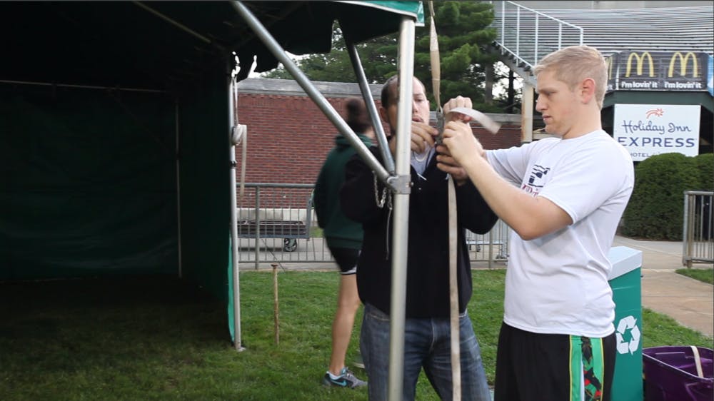 Graduate students at Peden  