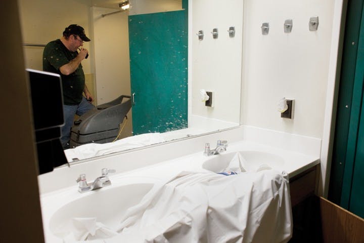 Brough House soaked after clogged sink floods 3 floors  