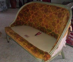 BEFORE: Loveseat