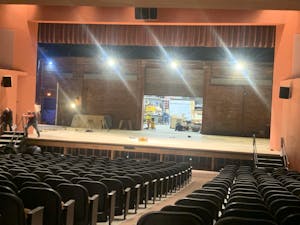 Fritsche Theatre under construction