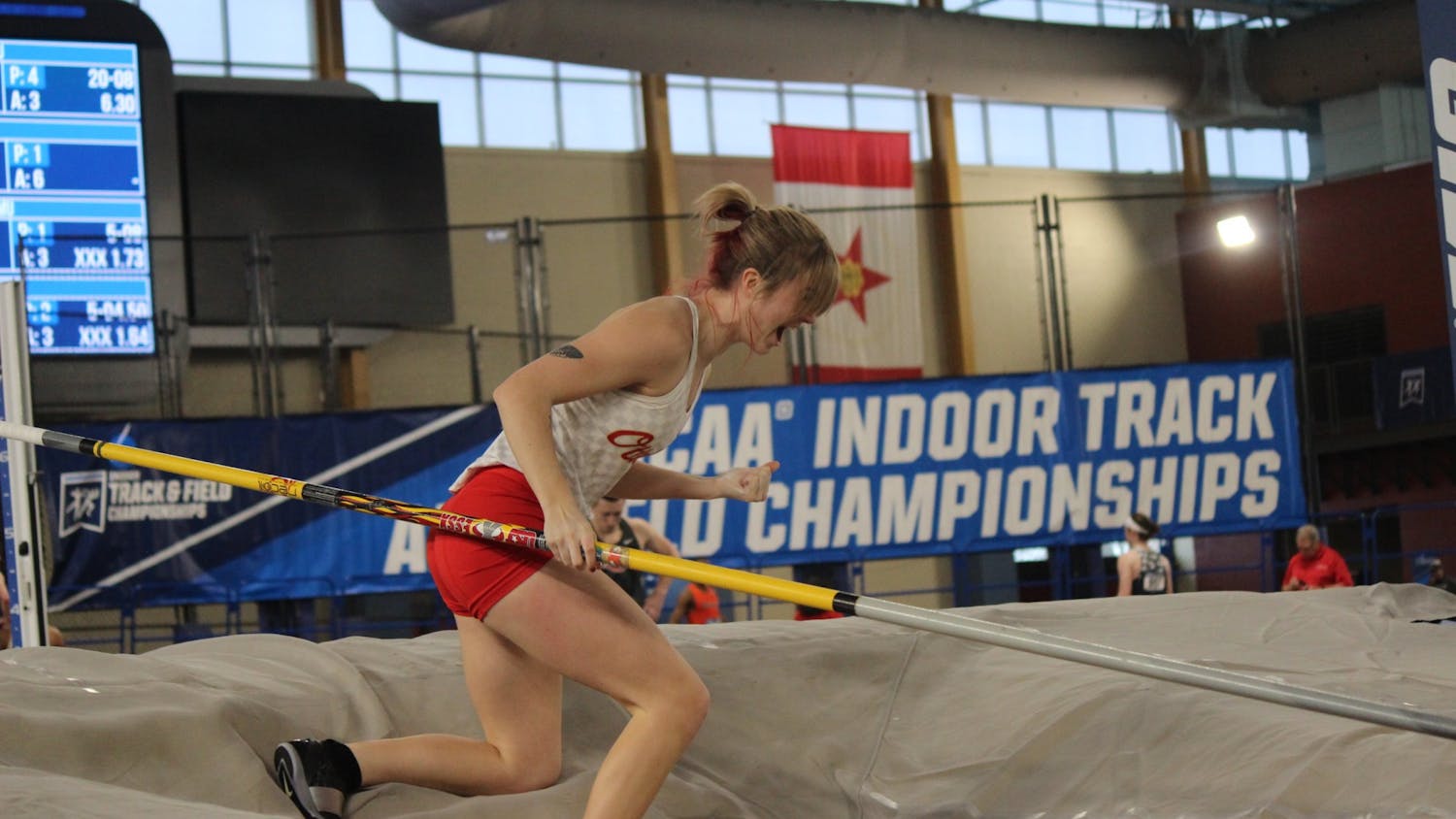 Peyton Proffitt at the NCAA Indoor Track and Field Championship