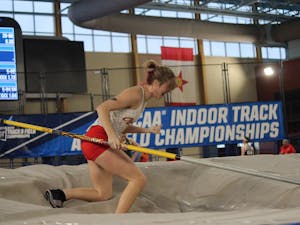 Peyton Proffitt at the NCAA Indoor Track and Field Championship