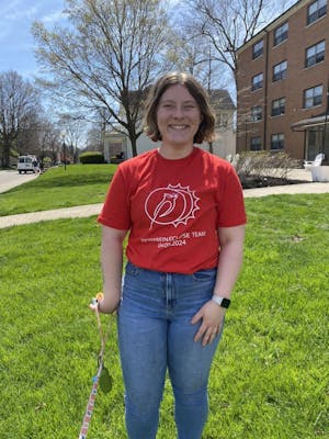 Students Gear up in Otterbein Spirit Wear for the Total Eclipse