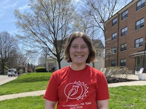 Students Gear up in Otterbein Spirit Wear for the Total Eclipse