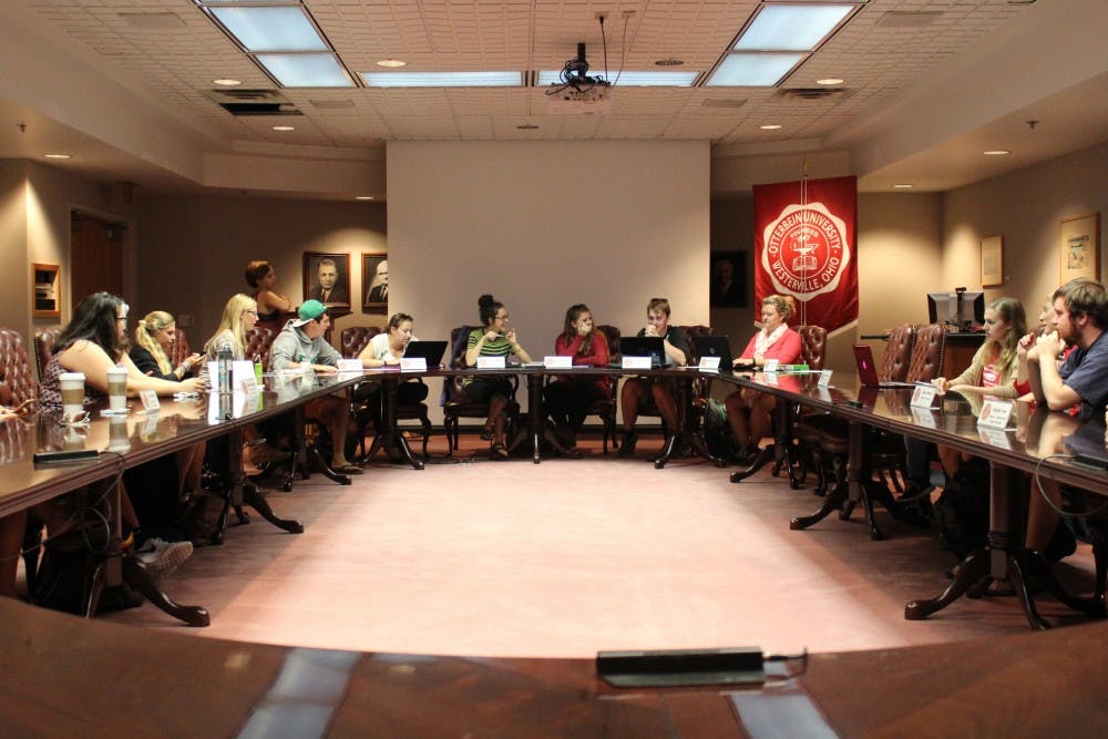 <p>Student Senators gather to discuss important campus issues.</p>