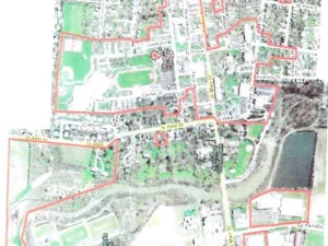 Map of "On Campus" locations