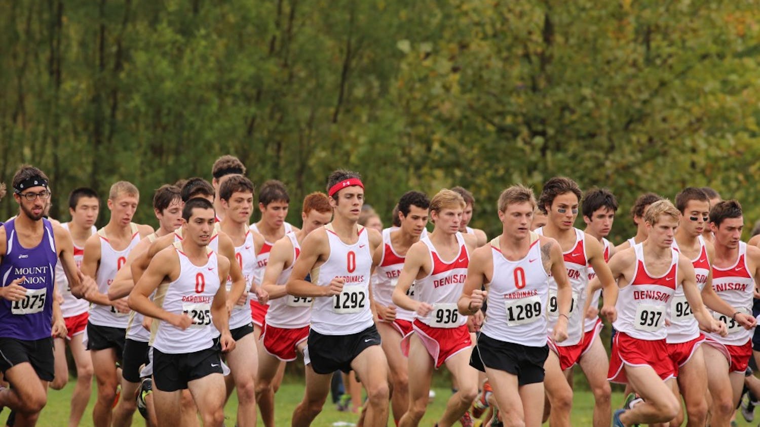 The Otterbein University men’s cross country team starts out strong. The cardinals took third place overall.
