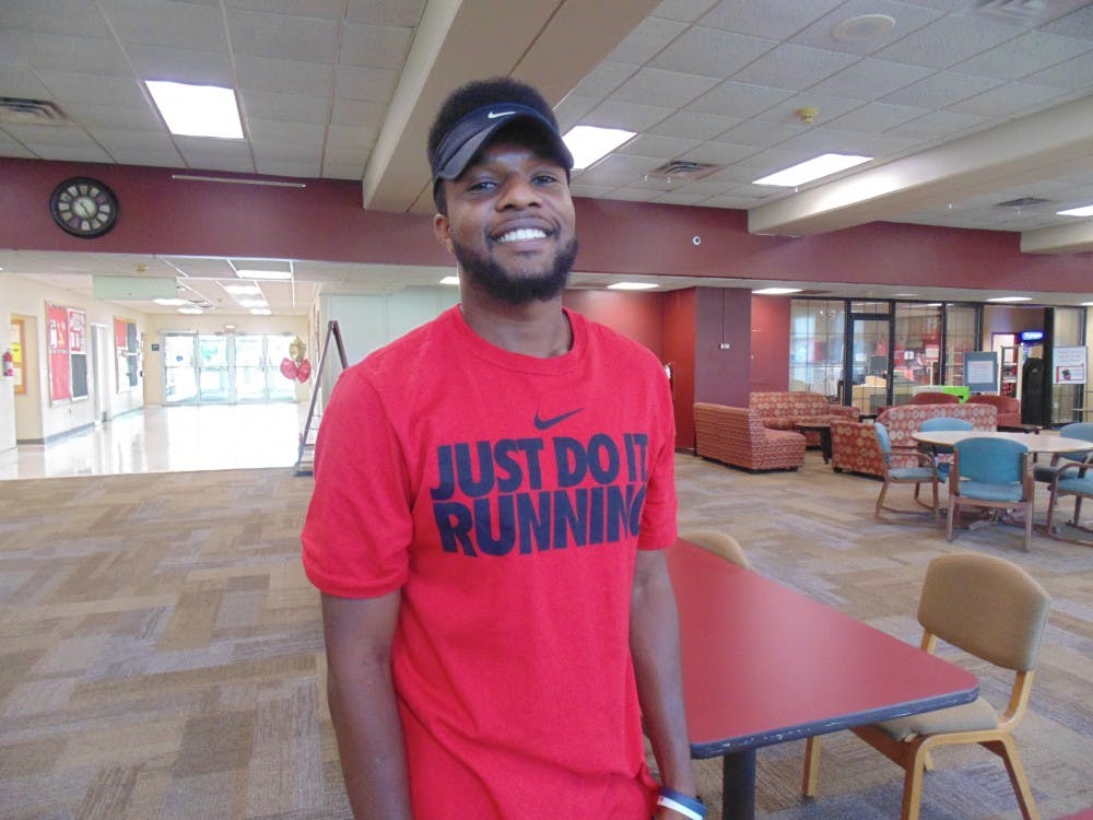 Eric Lacy, junior business management major, for ink of the week.