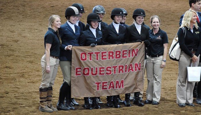 	The Otterbein Hunt Seat team placed seventh at nationals.