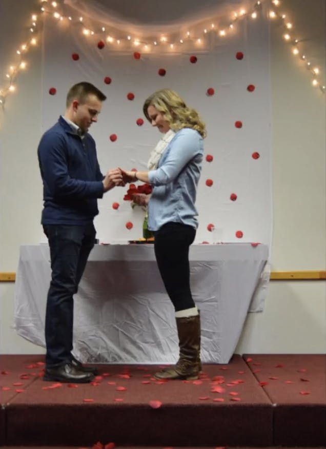 Allison Wheeler proposal with Adam Sullivan