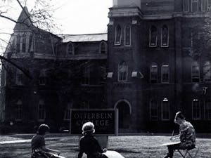 The yearbook ended the look back with a photo of Towers Hall. Throughout the archives from 1963-64, Towers was sometimes referred to as the "Ad Building" because of the administration's offices there.