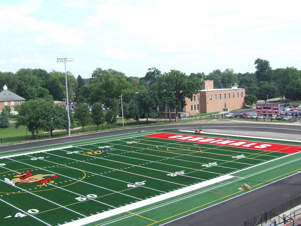 "Where We Stand Matters" campaign funds at work with the new track and turf.