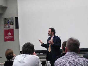 	Miguel Martinez-Saenz visited campus and talked at an open forum on Dec. 3. 