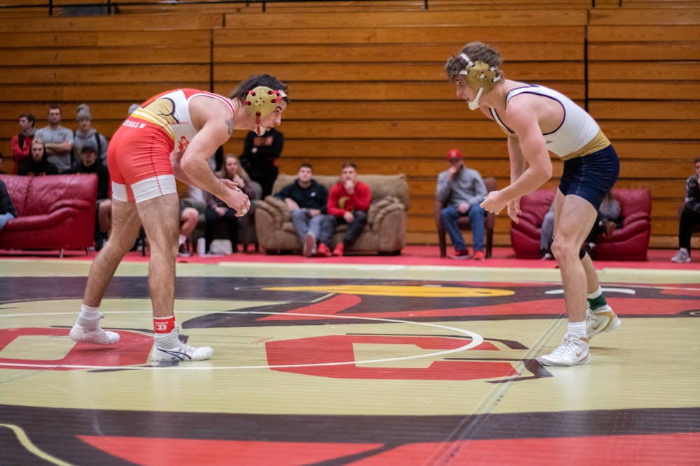 <p>On Tuesday, February 11, 2020, Otterbein's Jackson Lakso defeated John Carroll's Max Turner at 133 pounds by major decision, 13-2.</p>