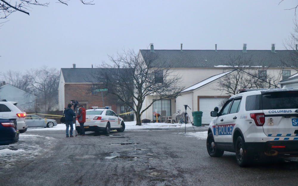 <p>Veteran officers Antony Morelli, 54, and Eric Joering, 39, were killed in a gun battle with violent criminal Quentin Smith in the Columbus suburb of Westerville Saturday.</p>
