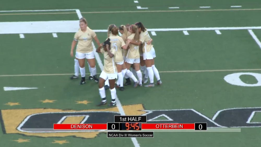 <p>&nbsp;In the women’s soccer home opener against Denison, junior midfielder Bella Shivley (#23) opened the scoring in the 36th minute from over 20 yards out.&nbsp;</p>