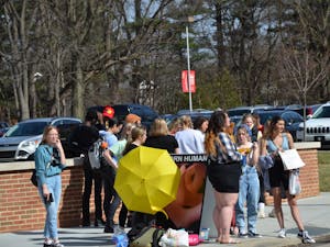 Otterbein students use many means to cover up anti-abortion signs