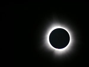 Eclipse through the telescope 
