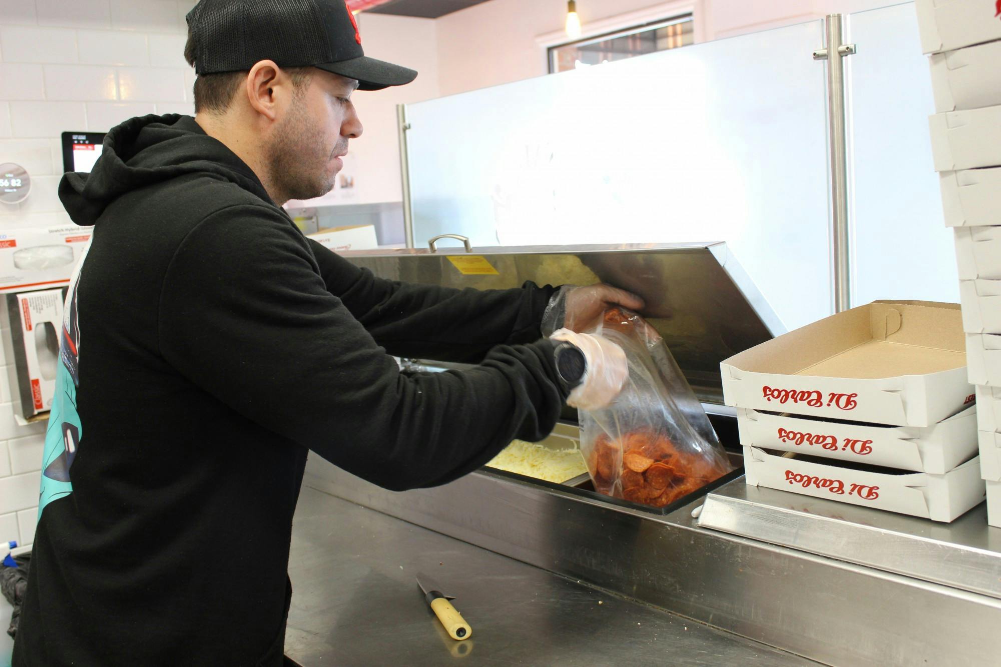 DiCarlo's Pizza, located in Uptown Westerville, is Westerville's newest pizza spot.