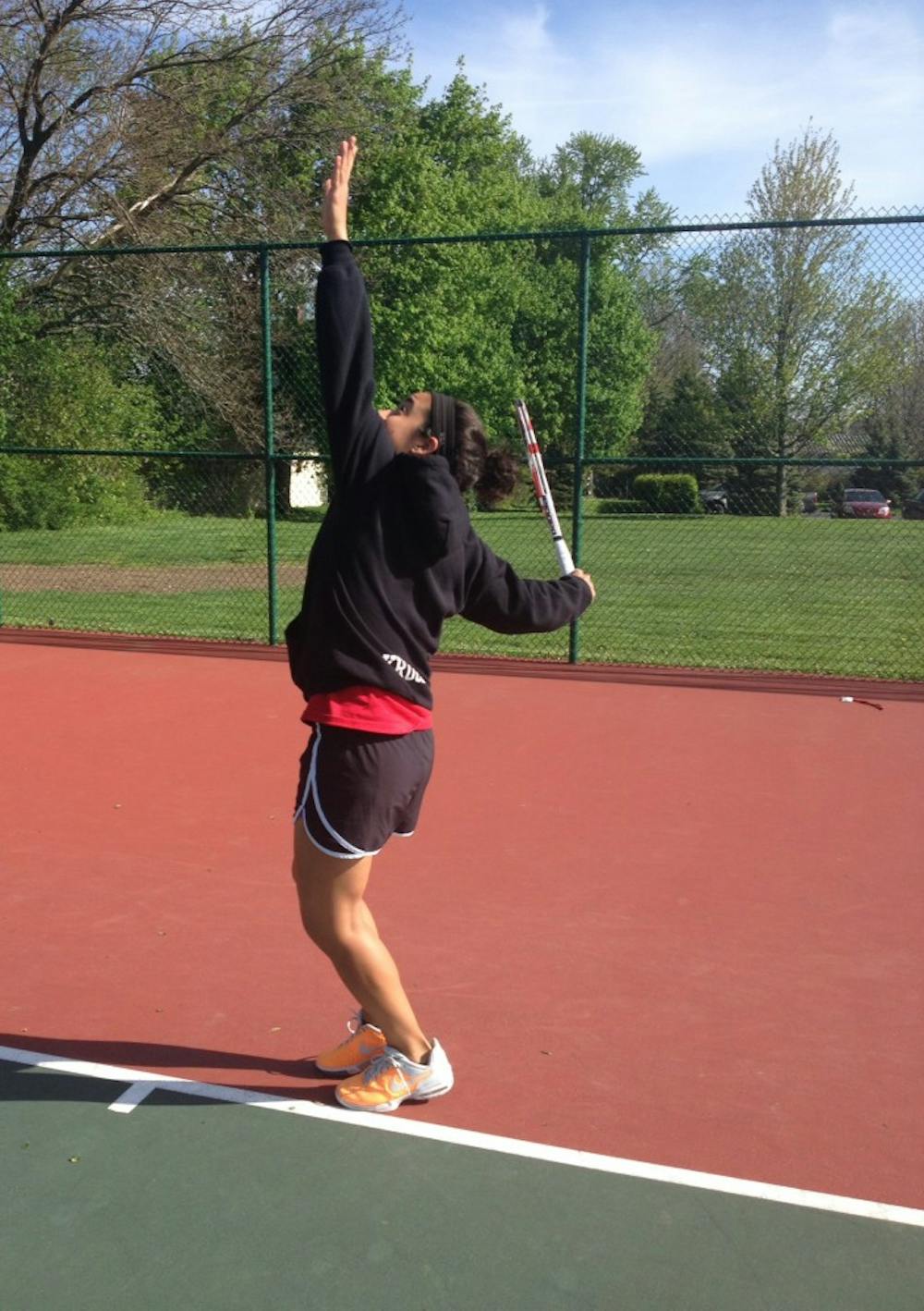 <p>Sammi Kruger has overcome a deficiency preventing her from digesting sugars to become one of the stars on Otterbein's tennis team</p>