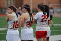 Players of Otterbein's Womens Lacrosse Team