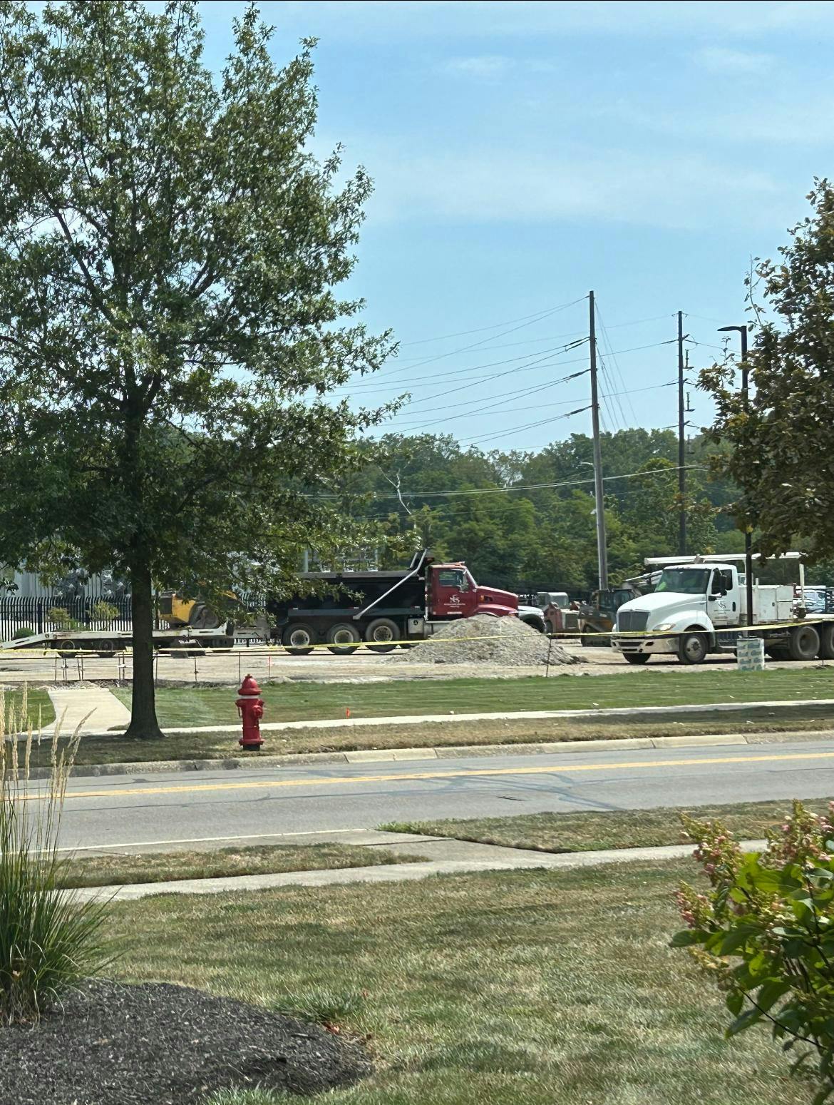 Reconstruction of the Point parking lot