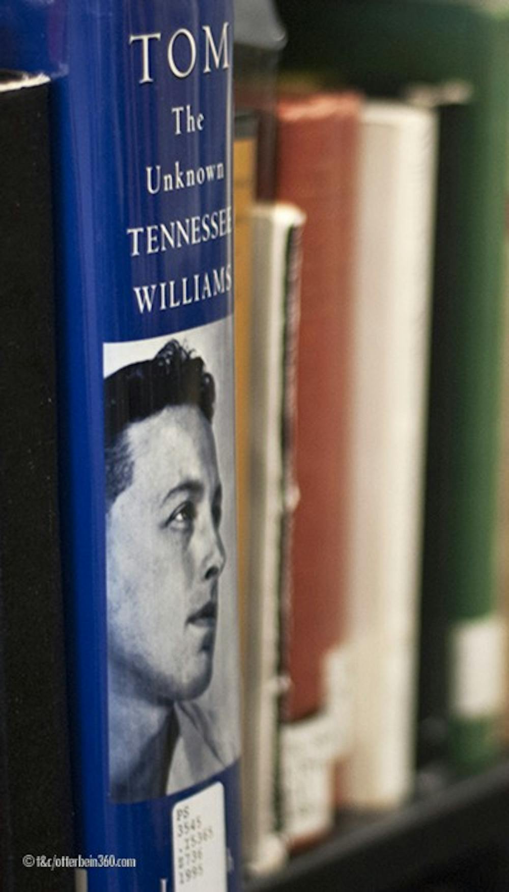 	<p>The third story of the library houses Tennessee Williams.</p>