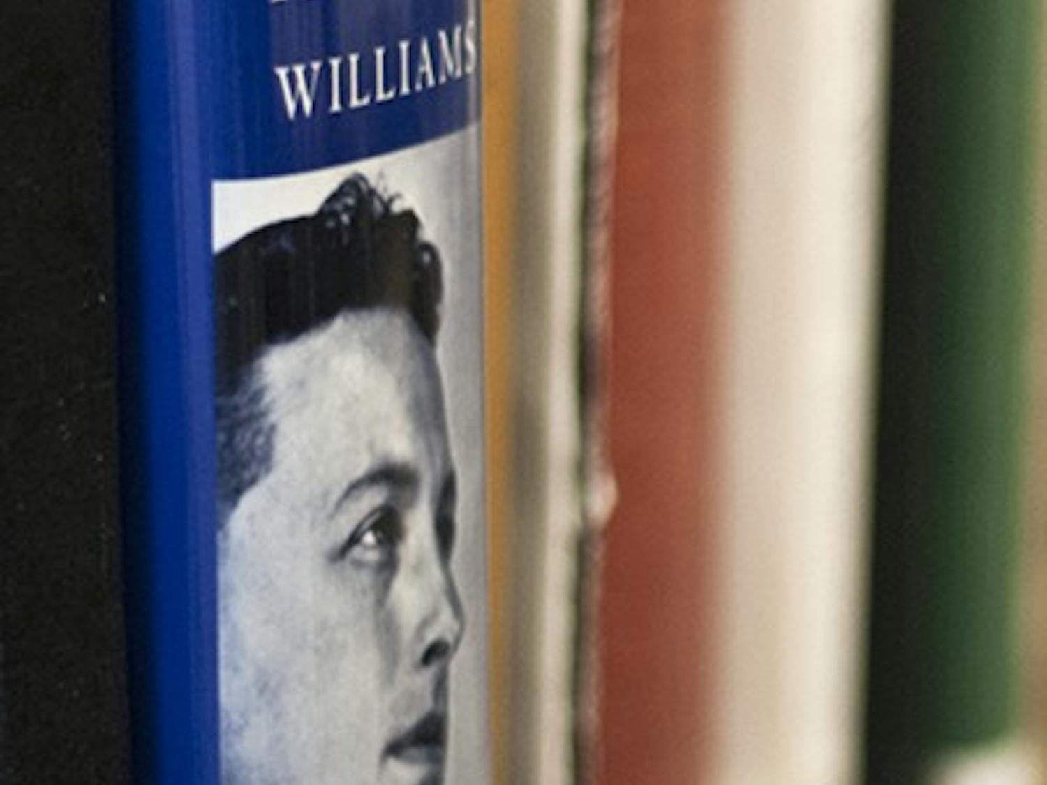 	The third story of the library houses Tennessee Williams.