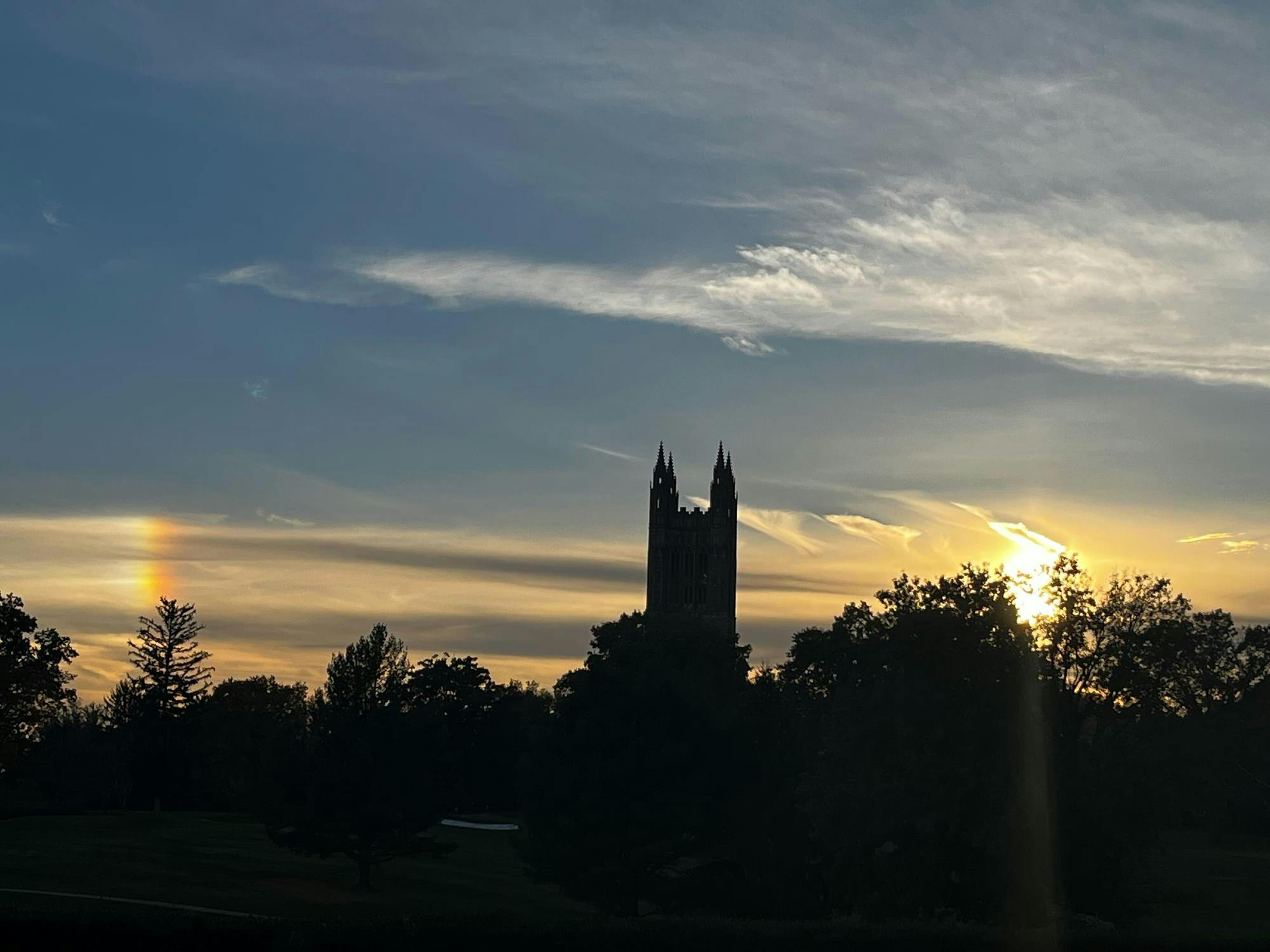 Sunset at the Graduate College.