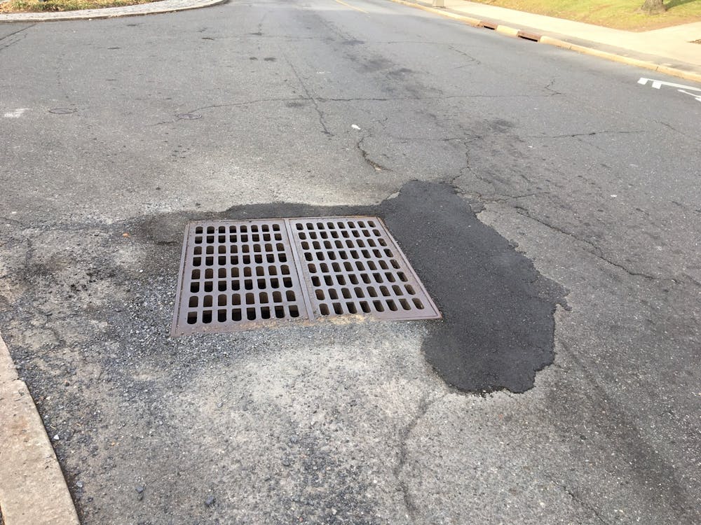 sewer grate repaired