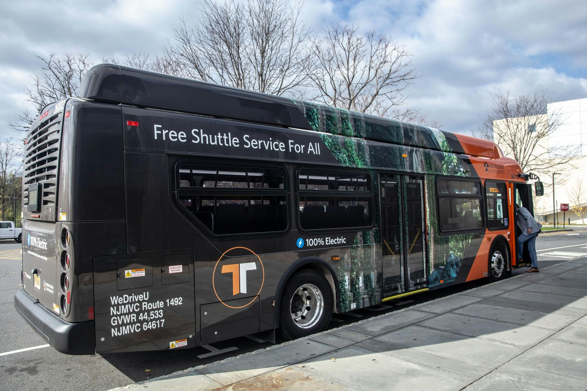 Princeton deploys first electric bus, plans to add more - The