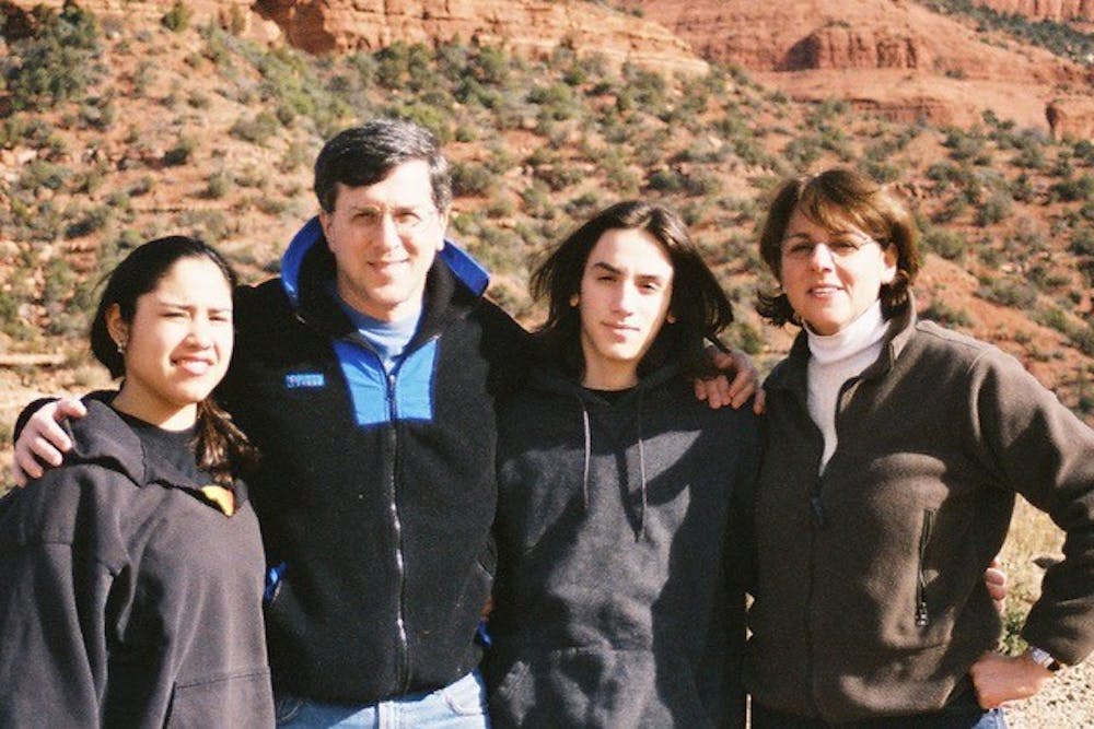 Robin Herman '73 with Family in Arizona in 2014.jpeg