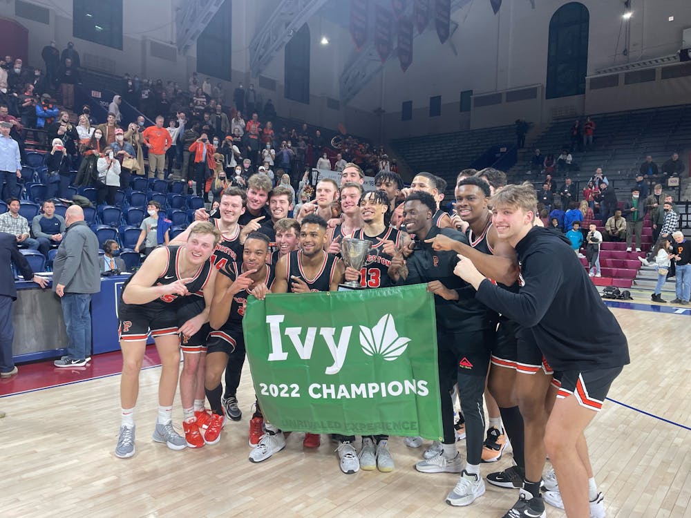 <h5>The Tigers won their 28th Ivy League title in program history on Saturday night.</h5>
<h6>Wilson Conn/The Daily Princetonian.</h6>