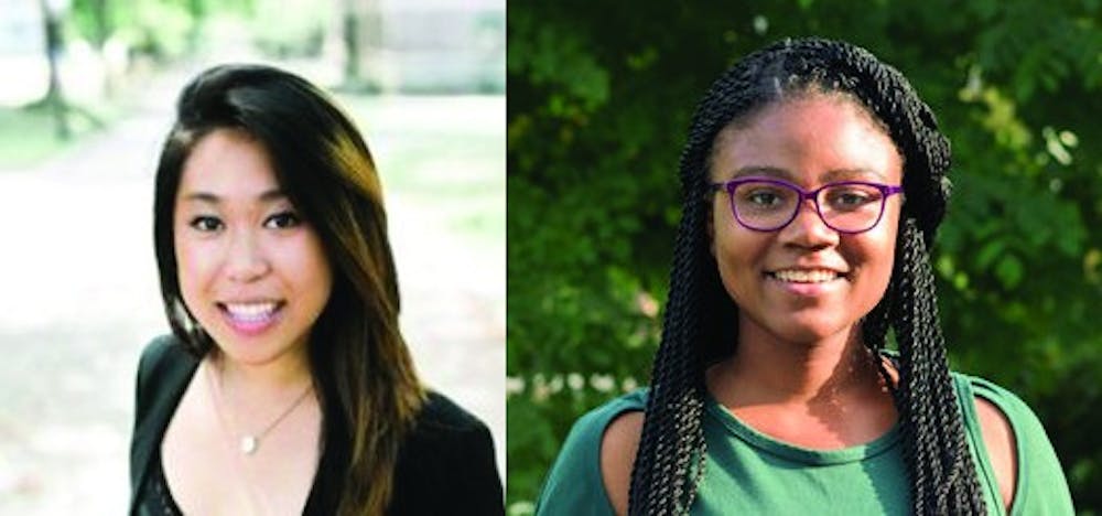 USG Presidential Candidates Rachel Yee and Myesha Jemison​