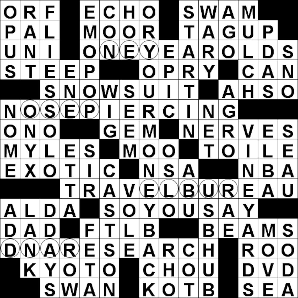 Crossword Solutions February 10 The Princetonian Crossword Solutions February 10 The Princetonian