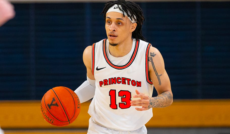 Jaelin Llewellyn dribbling 