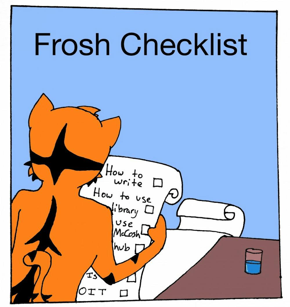 Frosh Checklist