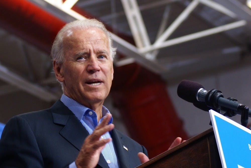 Joe Biden speaking