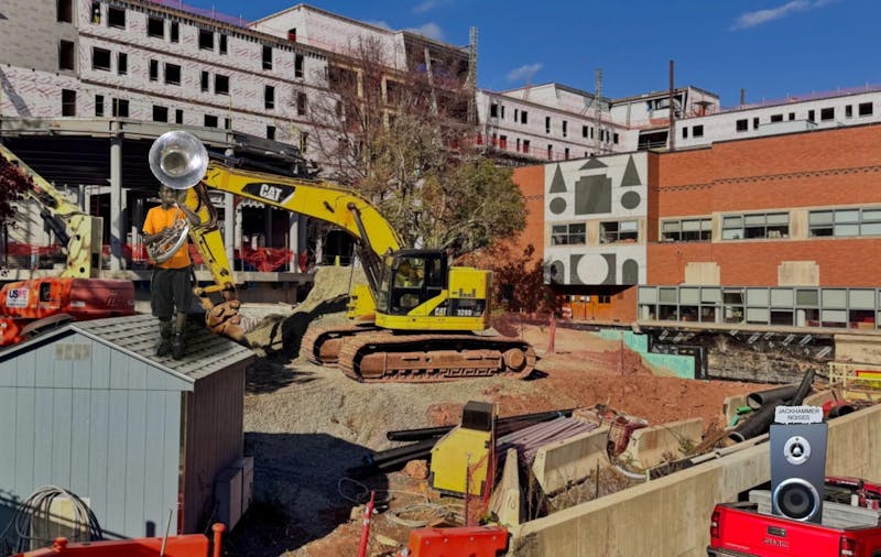 University suspends Hobson College construction, citing need for additional inconveniences