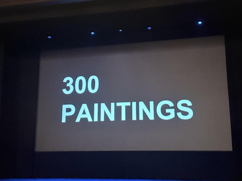 ‘300 Paintings’ delivers an equally hilarious and human commentary on artistry, mental health, and self-acceptance