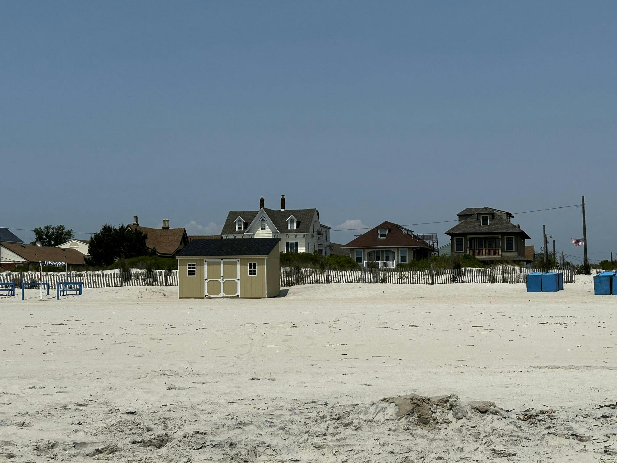 Quaint beach houses in Cape May, New Jersey. 