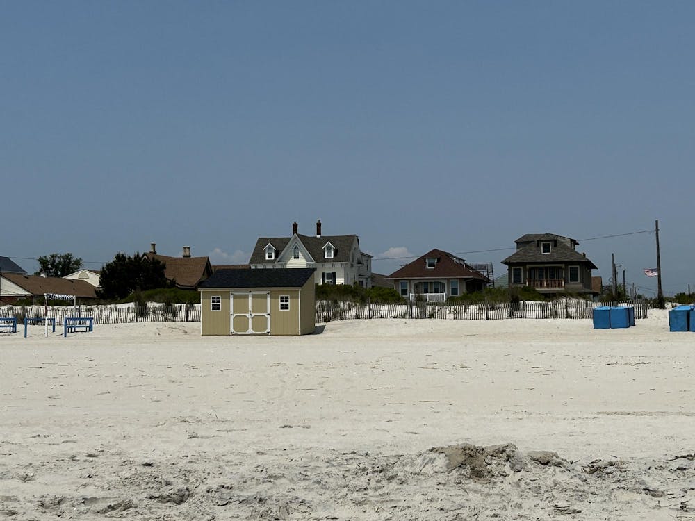 Quaint beach houses in Cape May, New Jersey. 