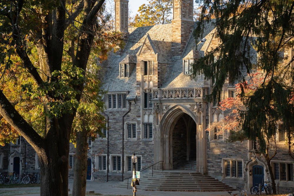 Lockhard hall on a sunny day. 