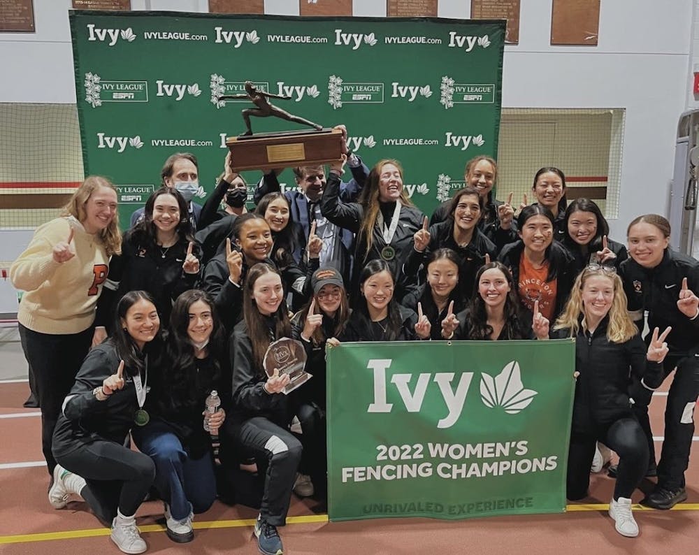 <h5>Women’s fencing, currently ranked No. 1 in the country, captured the Ivy League title on Sunday.</h5>
<h6>Photo courtesy of @princetonfencing/Instagram.</h6>