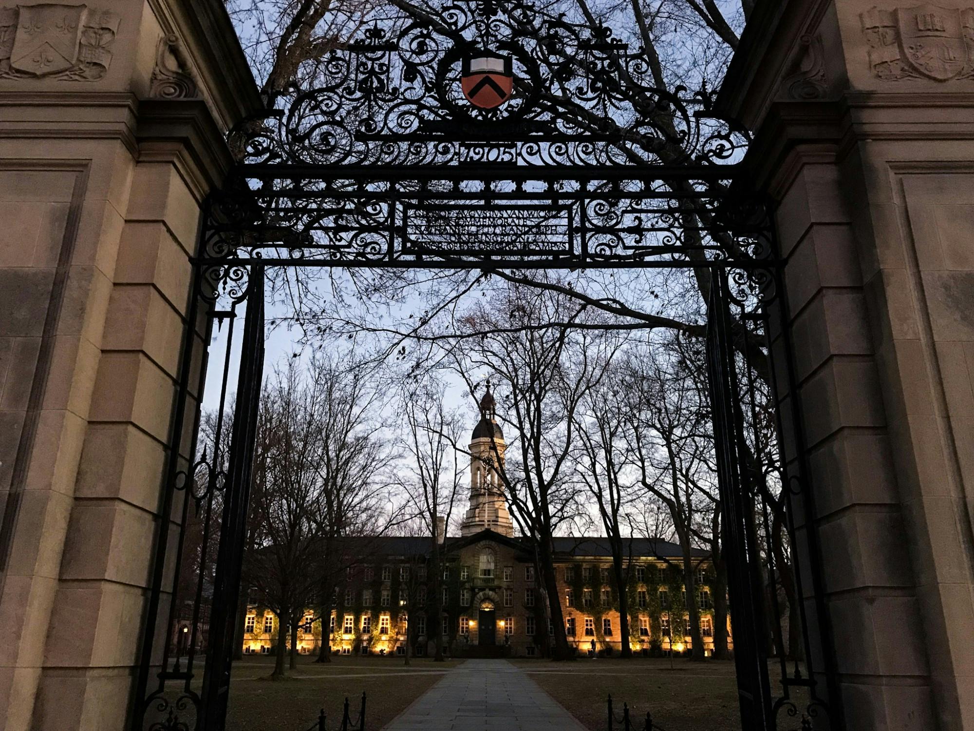 Nassau Hall evening - Abby de Riel 2.JPG