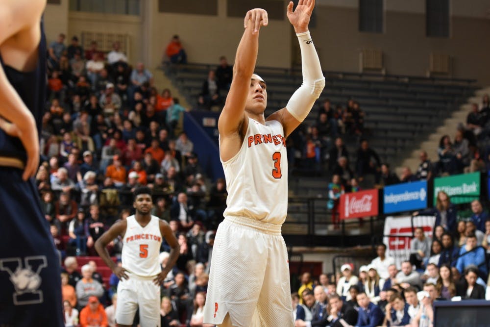 <h5>Cannady shoots a free throw during the 2017 Ivy League basketball tournament.</h5>
<h6>Miles Hinson/The Daily Princetonian</h6>